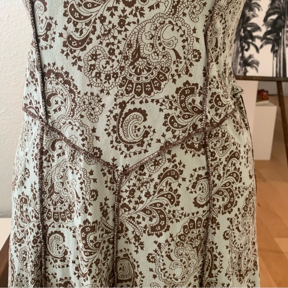 Poetic Justice Halter Dress; 100% organic cotton with paisley print - Picture 6 of 11